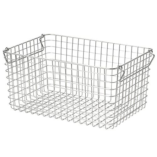 無印良品 ステンレスワイヤーバスケット4 約幅37×奥行26×高さ18cm 44831496,絵本,収納,
