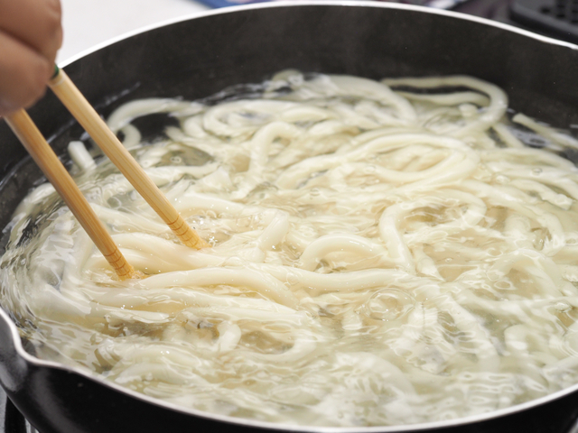 うどん茹でる,離乳食,完了期,