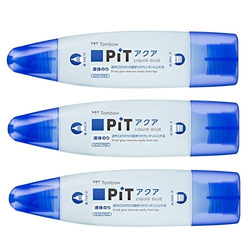トンボ鉛筆 液体のり アクアピット 3個 HCA-311,子ども,のり,