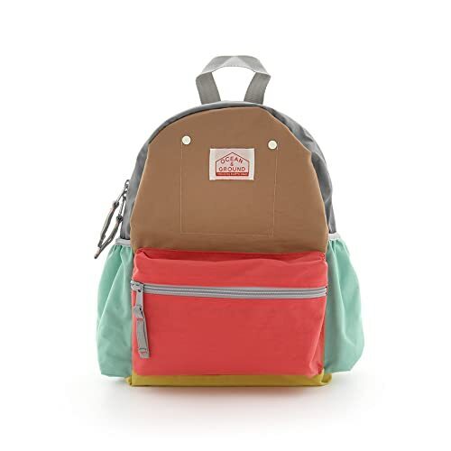 オーシャンアンドグラウンド DAYPACK CRAZY ナイロンリュック キッズ ベビー 男の子 女の子 1215102 (M, キャメル(CA)),幼児,リュック,