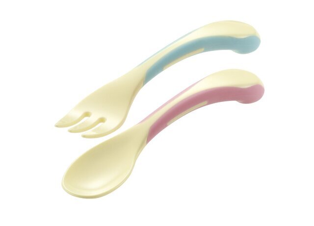 斜めになっているタイプのスプーン,ベビー,フォーク,