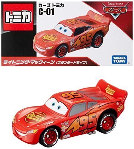タカラトミー ディズニー カーズ トミカ C-01 ライトニング マックィーン (スタンダードタイプ) ミニカー おもちゃ 3歳以上,トミカ,おもちゃ,