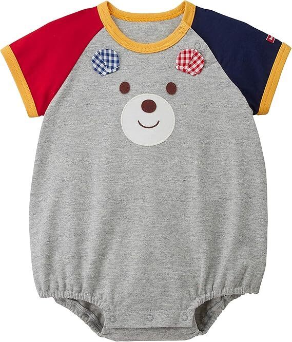 [ミキハウス ホットビスケッツ] ボディシャツ,ベビー服,ブランド,