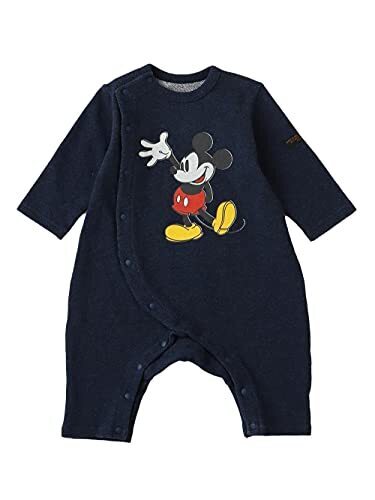 F.O.KIDS(エフオーキッズ) ベビー服 ディズニー キャラクター ロンパース 赤ちゃん 男の子 女の子 長袖 70 ネイビー 51412213,ベビー服,ブランド,