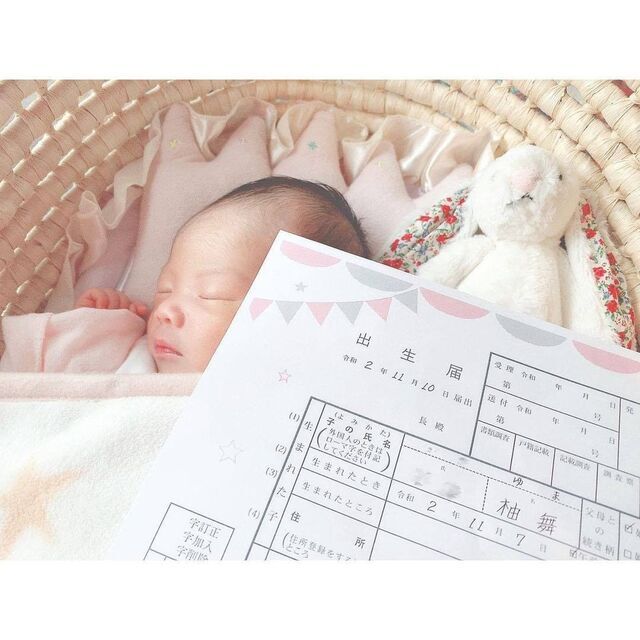 コズレオリジナルデザイン出生届,デザイン出生届,ダウンロード,印刷