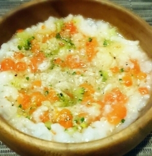 【離乳食中期】しらすの雑炊,離乳食,中期,