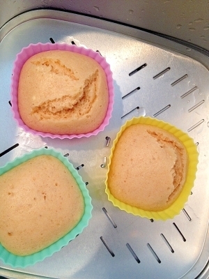 離乳食☆卵不使用！粉ミルク消費にも！きな粉蒸しパン,離乳食,蒸しパン,