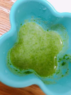 離乳食初期☆ほうれん草とじゃがいものミルクスープ ,離乳食,ほうれん草,