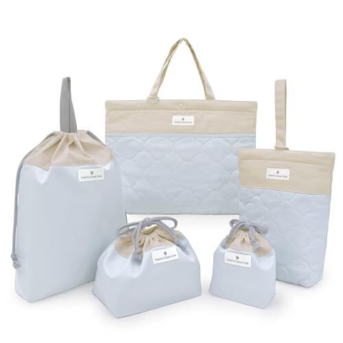 COLORFUL CANDY STYLE 入園入学セット くすみ無地 くすみライトブルー 入園入学準備 レッスンバッグ シューズケース 子供 巾着袋 男の子 女の子 N8156400,保育園,入園準備,