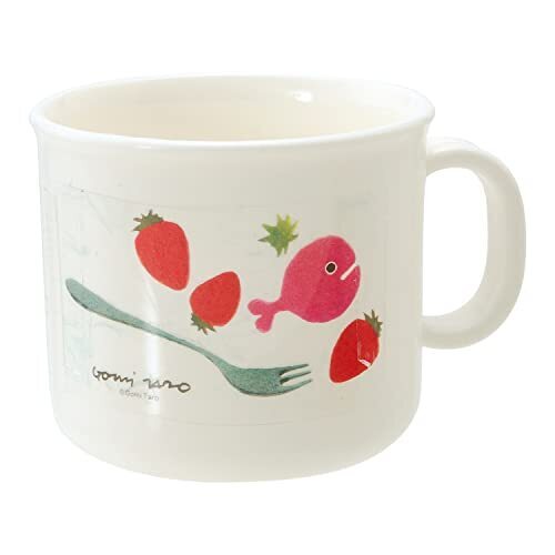 学研ステイフル 五味太郎 きんぎょがにげた 抗菌加工 プラコップ 子供用 ホワイト 日本製 K06030,保育園,入園準備,